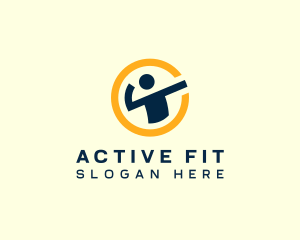 Human Fitness Workout logo design