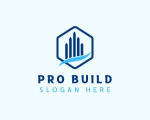 Real Estate Building Tower logo design