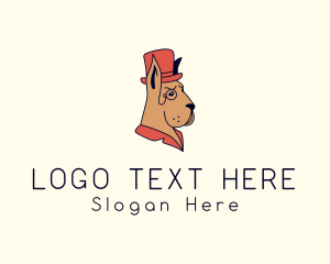 Veterinarian - Great Dane Hat logo design