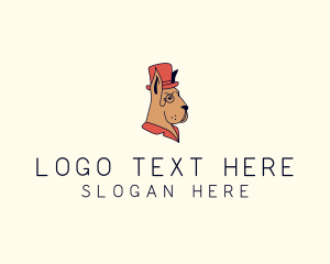Doggo - Great Dane Hat logo design