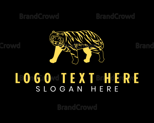 Wild Tiger Animal Logo