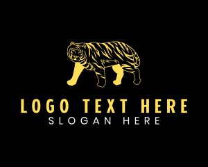Predator - Wild Tiger Animal logo design
