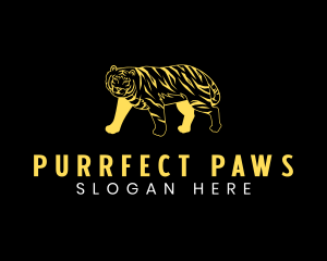 Wild Tiger Animal logo design