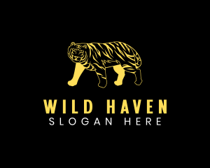 Wild Tiger Animal logo design