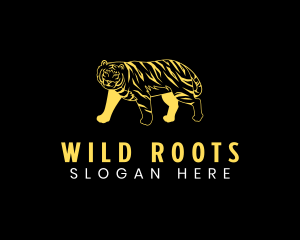 Feral - Wild Tiger Animal logo design