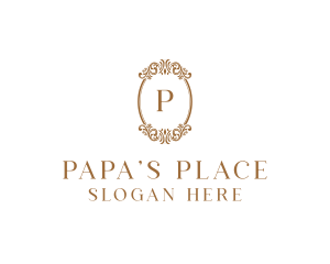 Floral Shield Spa logo design