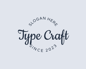 Cursive Type Business logo design