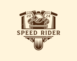 Motorcycle Rider Garage logo design