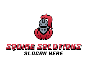 Squire - Knight Warrior Swordsman logo design