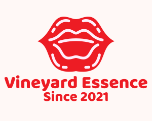 Lip Gloss Cosmetics logo design