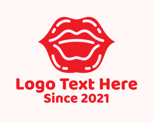 Plastic Surgery - Lip Gloss Cosmetics logo design