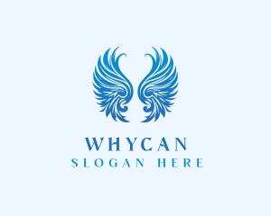 Flying - Winged Heavenly Angel logo design