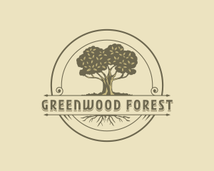 Forestry - Tree Forestry Park logo design