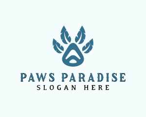 Paw Wildlife Zoo logo design