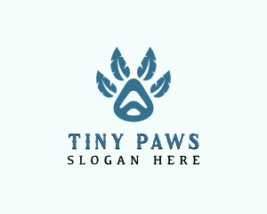 Paw Wildlife Zoo logo design