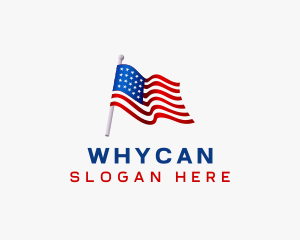 Patriotic USA Flag Logo