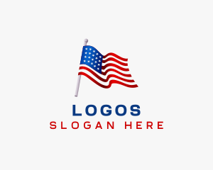 Government - Patriotic USA Flag logo design