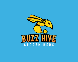 Bee - Sting Bee Bomb logo design