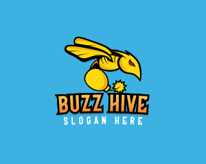 Sting Bee Bomb logo design