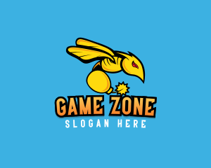 Sting Bee Bomb logo design