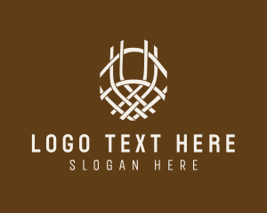 Textile Pattern - Fabric Weave Apparel logo design