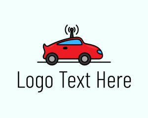 Car Rental - Race Car Toy logo design
