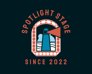 Ocean Lighthouse Cinema logo design