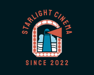 Cinema - Ocean Lighthouse Cinema logo design