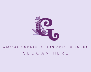 Elegant Floral Letter G logo design