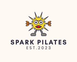 Electric Monster Spark logo design