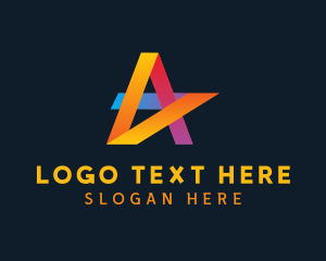 Company - Creative Studio Letter A logo design