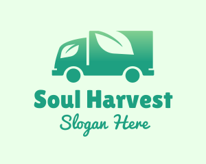 Green Leaf Truck logo design