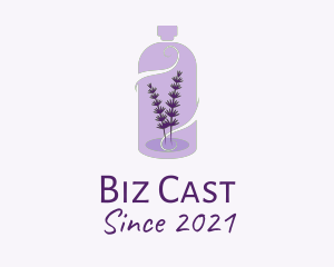 Aroma - Purple Lavender Oil logo design