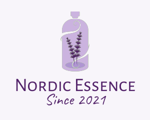 Purple Lavender Oil logo design