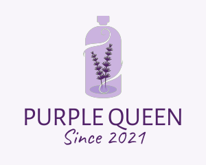 Purple Lavender Oil logo design