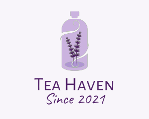 Purple Lavender Oil logo design