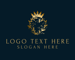 Luxurious - Luxury Wreath Heart Crown logo design