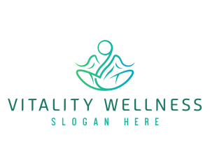 Wellness Zen Yoga  logo design