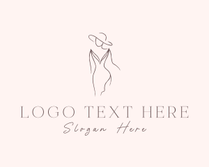 Hat - Fashion Woman Dress logo design