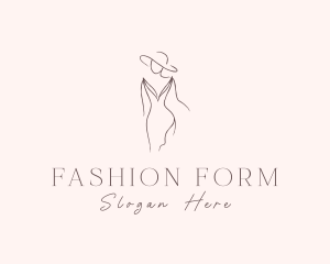 Fashion Woman Dress logo design