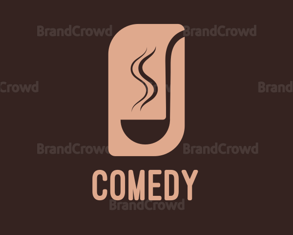 Minimalist Brown Ladle Logo