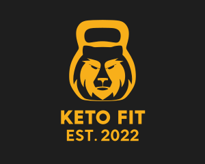 Wolf Kettlebell Fitness  logo design