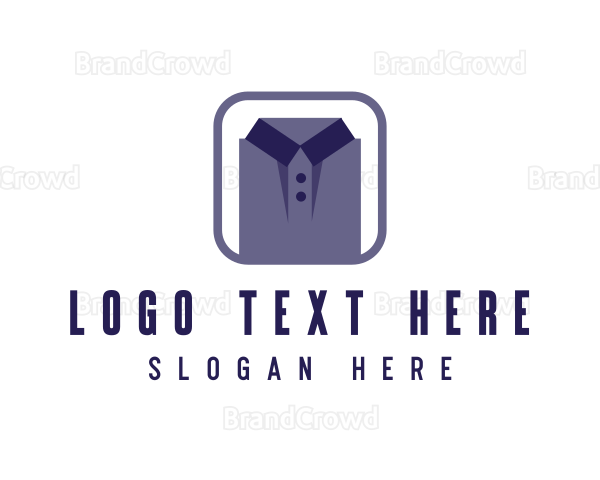 Folded Tshirt Apparel Logo