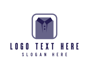 Screenprint - Folded Tshirt Apparel logo design