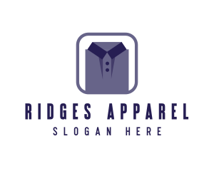 Folded Tshirt Apparel logo design