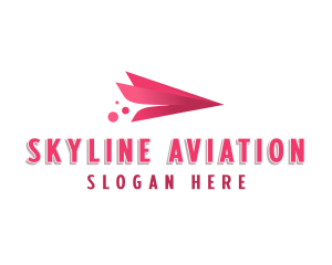 Flight - Plane Flight Logistics logo design