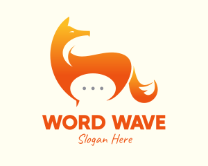 Message - Wild Fox Messaging logo design