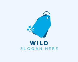 Shopping - Online Retail Tag logo design