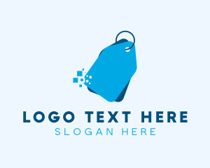 Label - Online Shopping Tag logo design