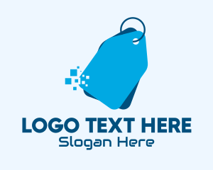 Label - Online Shopping Tag logo design